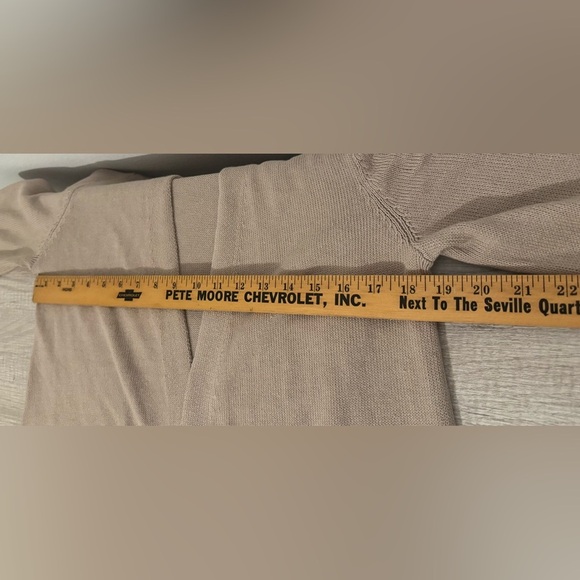 Eileen Fisher Knit Cardigan Organic Linen Cotton Coastal Office Quiet Luxury SML - Picture 9 of 9